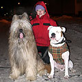 Kasja and his brother with they owner, 28.01.06, photo: Maruh, 300x300p, 30kb