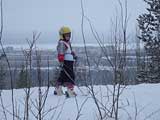 the view to Apatity from mountain-skiing line Vorobjinaja, avril 2008, photo: Savotkin, 600x450p, 40kb