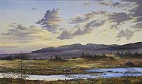 Landscape, picture from Local lore museum, Murmansk, photo: Saprykin, 500x296p, 36kb