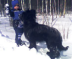 Euripid and Misha, winter 2005, photo: Mednova, 400x350p, 37kb