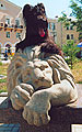 Gelios on th lion, Black See, August 2002, photo: Kozlova, 311x500p, 60kb