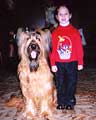 Monika and Arina, Dogshow in Apatity, nov 2002, photo: Kruglikova, 400x500p, 40kb