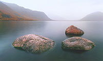 Озеро Вудъявр в Хибинах, фото: Вайншенкер, 500x298p, 23kb