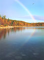 Радуга над озером, фото: Вайншенкер, 343x500p, 25kb
